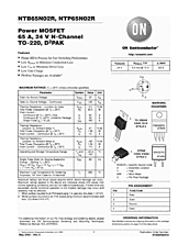 DataSheet NTP65N02R pdf